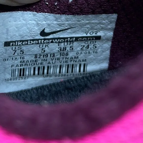 COPY - Nike Metcon 2 Cross Training Shoes Womens Size 7.5 EUR 38.5 Pink Blast