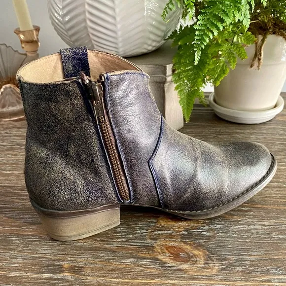 Corral Circle G Star Studded Boho Leather Western Ankle Boots Booties Women’s 8
