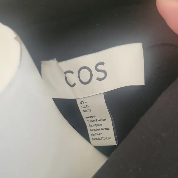 COS Gathered Midi Shirt Dress