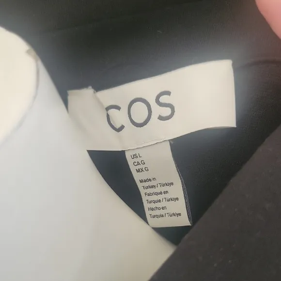 COS Gathered Midi Shirt Dress