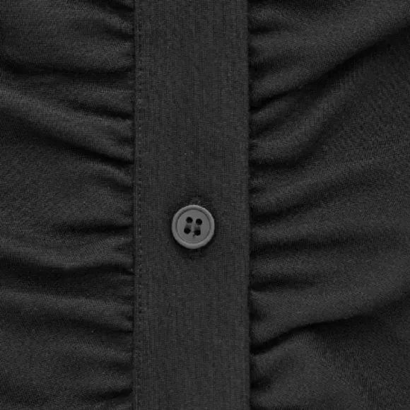 COS Gathered Midi Shirt Dress