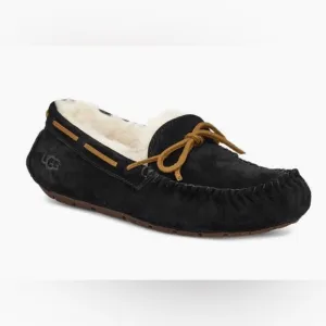 Cozy UGG Dakota Moccasin Slippers US Women’s Size 9 Black