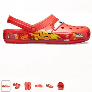 CROCS Red Lightning McQueen Slippers
