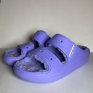 Crocs Unisex Classic Cozzzy Purple Sandals