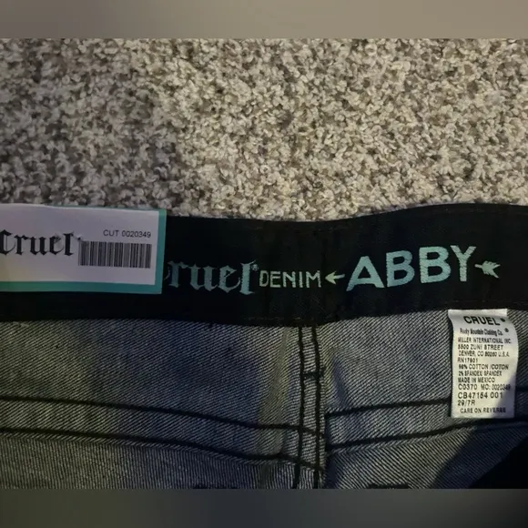 Cruel Jeans Abby 29/7 Regular - Mid Rise Skinny - Blue
