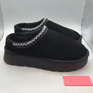 CUSHIONAIRE Kabuki Platform Boots Genuine Suede  SIZE 8.5 BLACK PREOWNED GREAT C