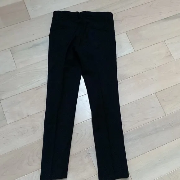 Dal Lago boys thin virgin wool black dress pants