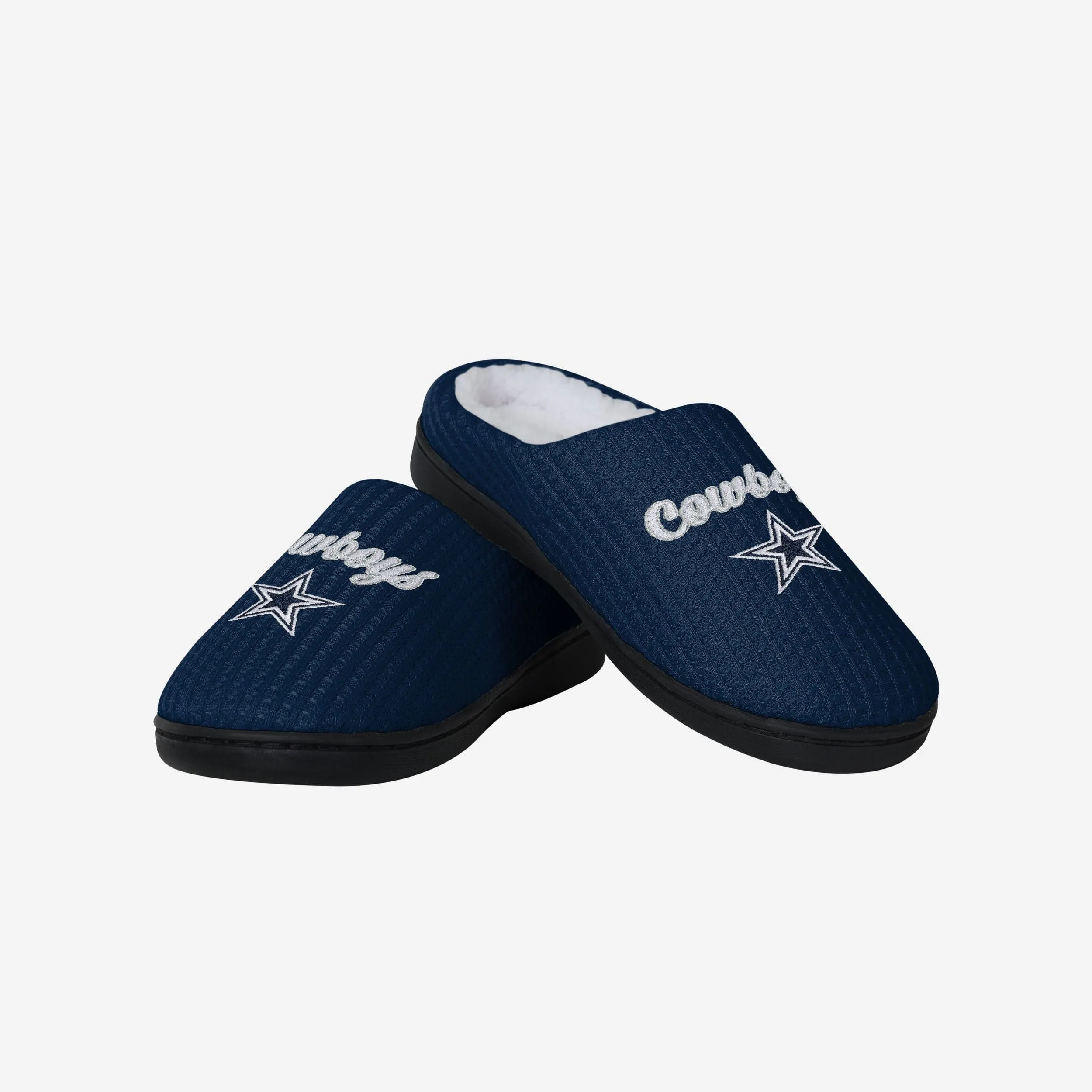 Dallas Cowboys Womens Sherpa Lined Memory Foam Slipper