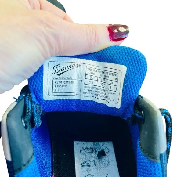 DANNER Run Time Safety Shoes Sneakers 8.5 Womens SD Composite Toe Slip Resistant
