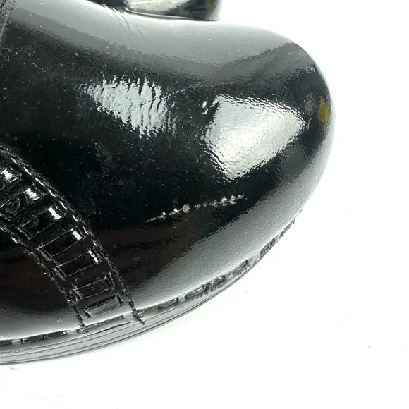 Dansko Marcelle Maryjane Clog 38 Black Patent Leather Womens Shoes