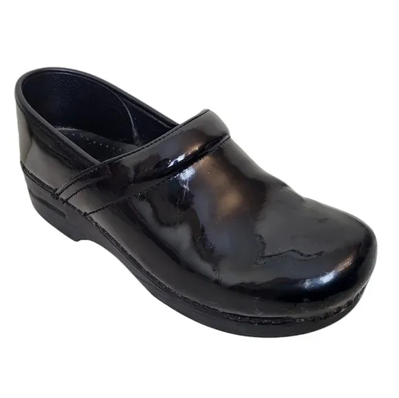 Dansko Professional Nurse's Shoes  Black Patent 9.5-10