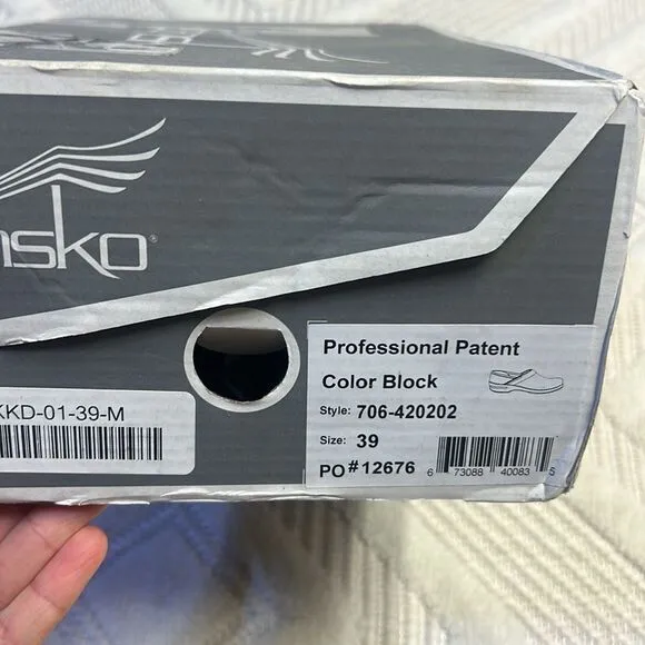 Dansko Professional Nurse's Shoes | Color Block Patent