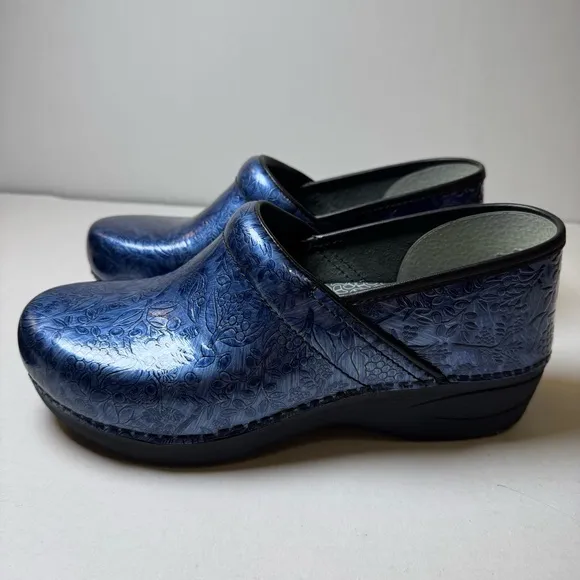 Dansko XP 2.0 Patent Women's Shoes Blue Denim