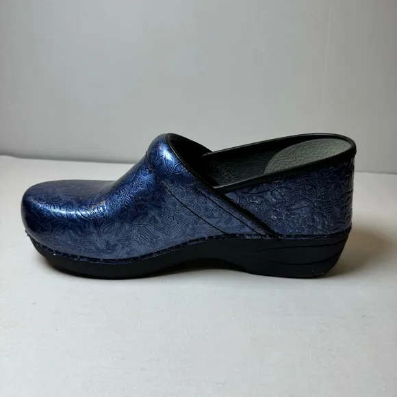 Dansko XP 2.0 Patent Women's Shoes Blue Denim