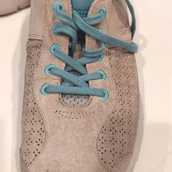 Dansko Elise Sneakers Sedona Gray Lace Up Slip Resistant Shoes