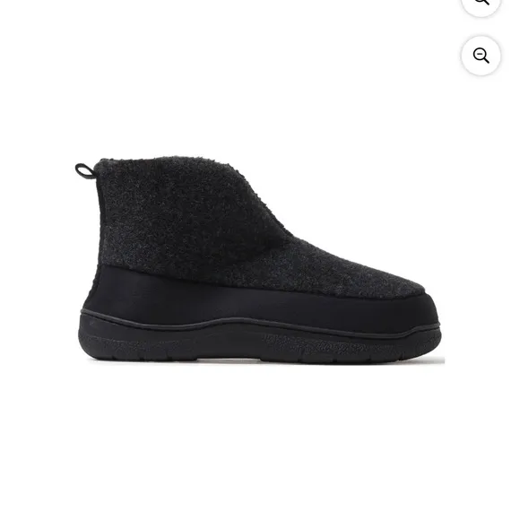 Dearfoams Cozy Comfort Men's Felted Booties Slippers NWT