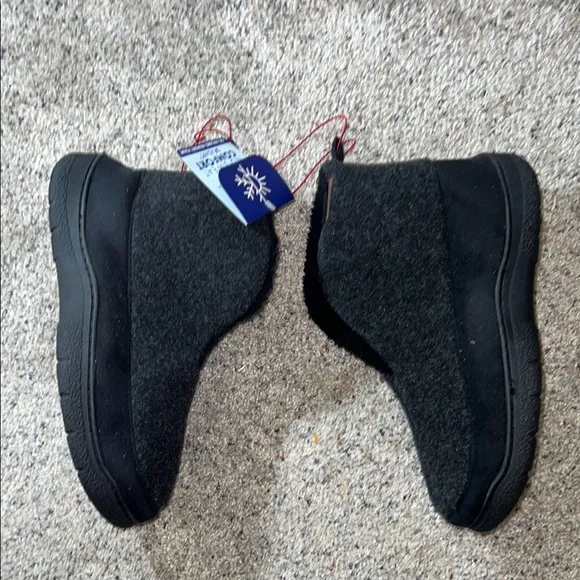 Dearfoams Cozy Comfort Men's Felted Booties Slippers NWT