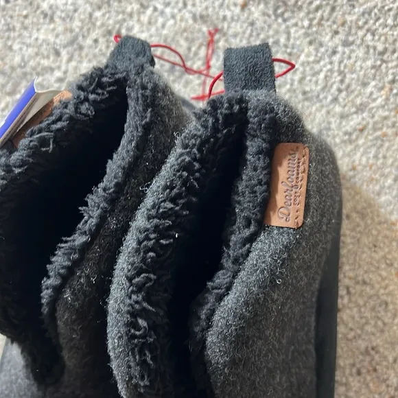 Dearfoams Cozy Comfort Men's Felted Booties Slippers NWT