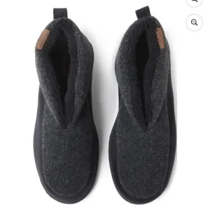 Dearfoams Cozy Comfort Men's Felted Booties Slippers NWT