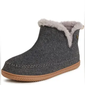 Dearfoams Men's Alpine Brixen Indoor/Outdoor Memory Foam Comfort Boot
