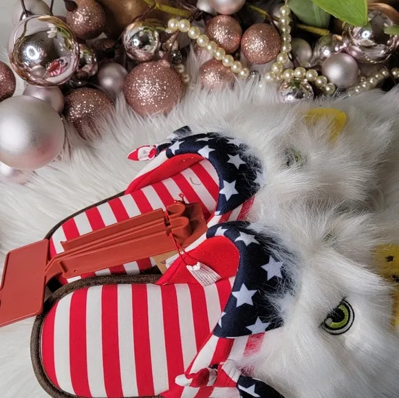 Dearfoams Unisex Americana Scuff slippers