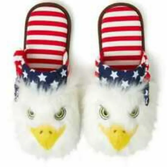 Dearfoams Unisex Americana Scuff slippers