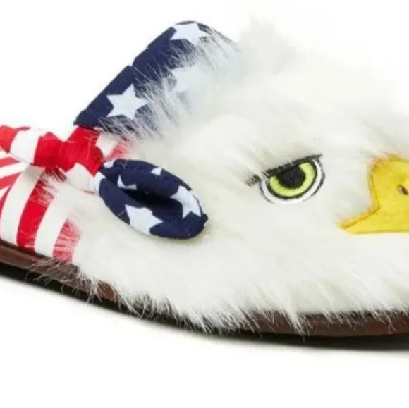 Dearfoams Unisex Americana Scuff slippers
