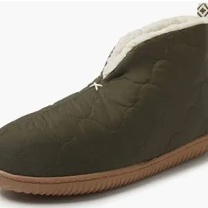 DEARFOAMS: UNISEX INDOOR - OUTDOOR/ WARM-UP BOOTIES/ SLIPPERS  (Med - Green)