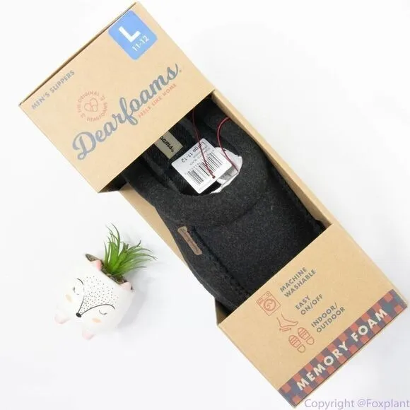‎Dearfoams Slippers Wool Blend