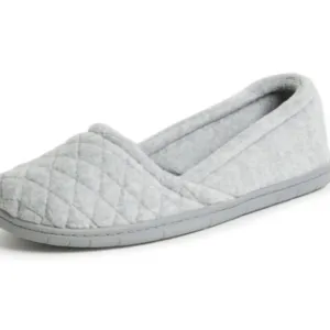 Dearfoams Women's Katie Microfiber Velour Espadrille Slipper