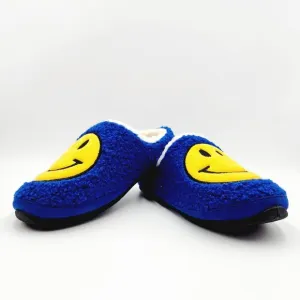 Deer Stags Men's Blue Sherpa Cushioned Indoor/Outdoor Clog Slippers Size 10