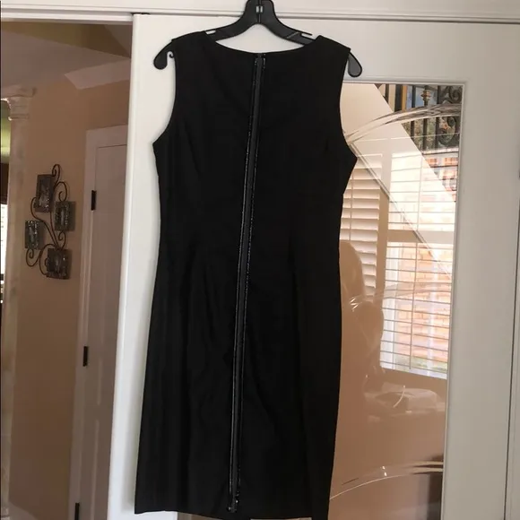 DEPT Button Front Black Dress .