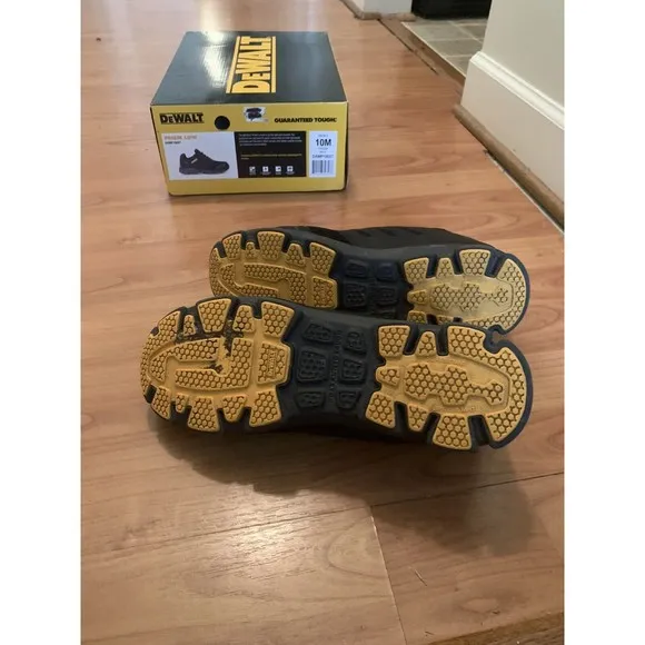 Dewalt Men's PRISM LOW Safety Toe Work Shoes Sneakers Black Yellow Size 10
