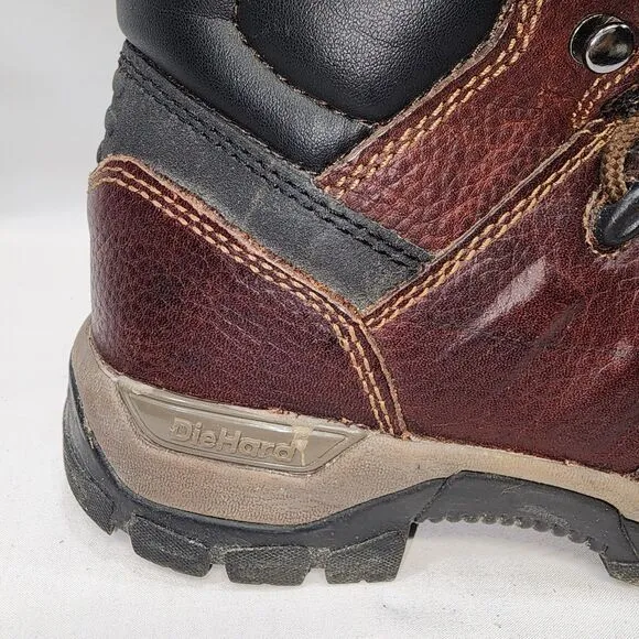 DieHard Classic Soft Toe Boot Full Grain Leather Boots Size 7.5
