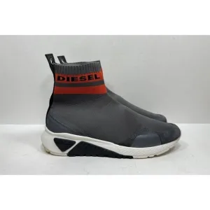 Diesel S-KB Sock Grey Gray Sneakers Shoes Men’s Size 10 Slip On