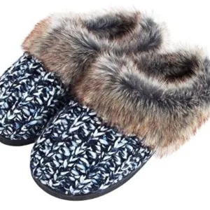 DL Womens Warm Soft House Slippers