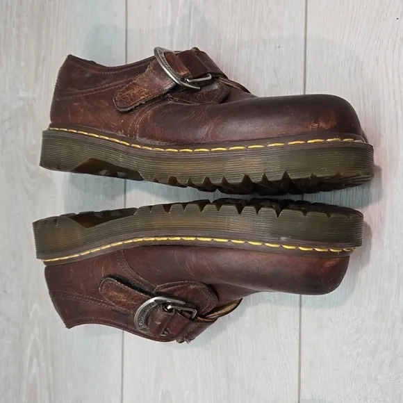 Doc Dr.Martens 8314 Leather Chunky Y2K Tractor Platform shoes sz M10 W11