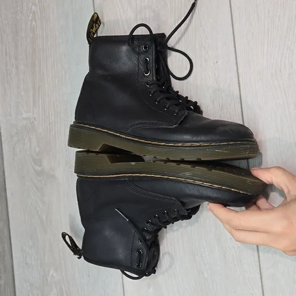 Doc Dr.Martens Kids  Ankle Tractor Platform Chunky Leather Boots shoes 2