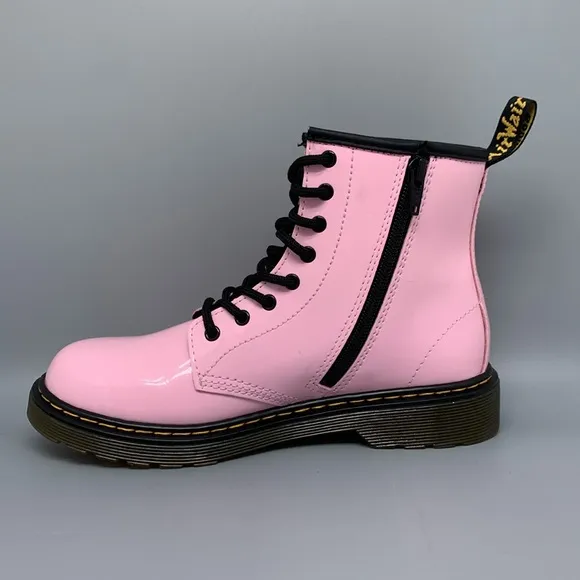 Doc Martens 1460 Pink Patent Leather Boots Women's Sz 5