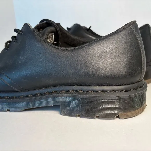 Doc Martens 1461 MONO SLIP RESISTANT OXFORD SHOES Men's Black Leather Shoes