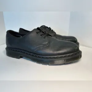 Doc Martens 1461 MONO SLIP RESISTANT OXFORD SHOES Men's Black Leather Shoes