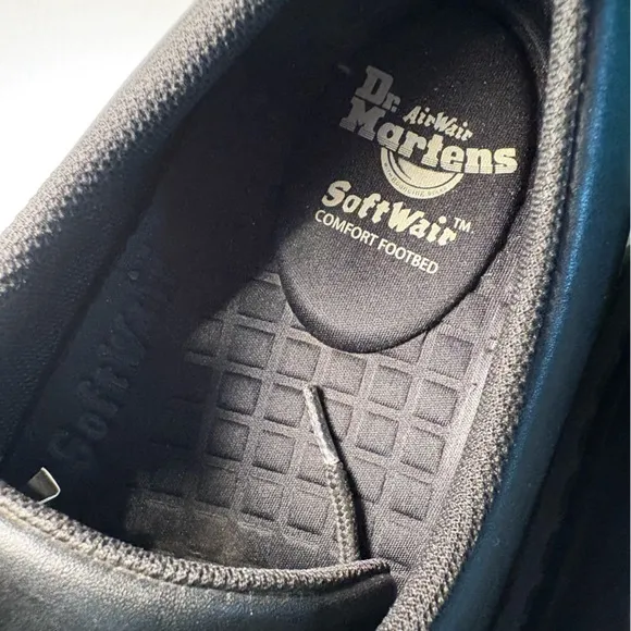 Doc Martens 1461 MONO SLIP RESISTANT OXFORD SHOES Men's Black Leather Shoes
