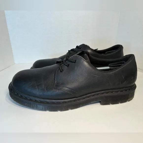 Doc Martens 1461 MONO SLIP RESISTANT OXFORD SHOES Men's Black Leather Shoes