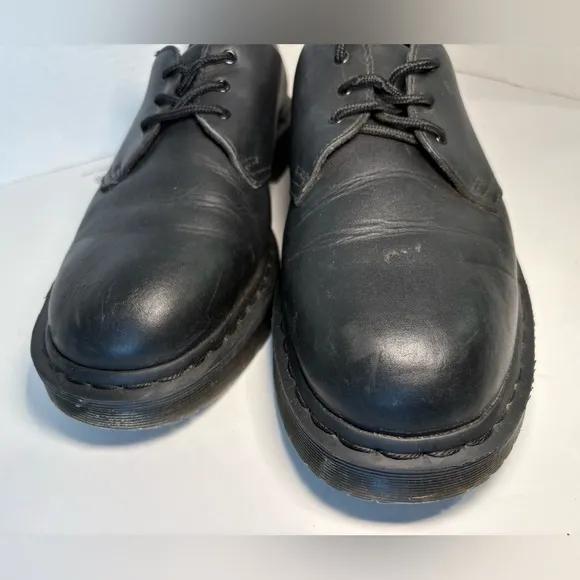Doc Martens 1461 MONO SLIP RESISTANT OXFORD SHOES Men's Black Leather Shoes