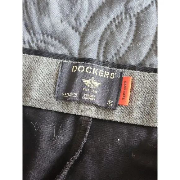 Dockers Men's Slim Fit Dress Pants - Size 34 - Black