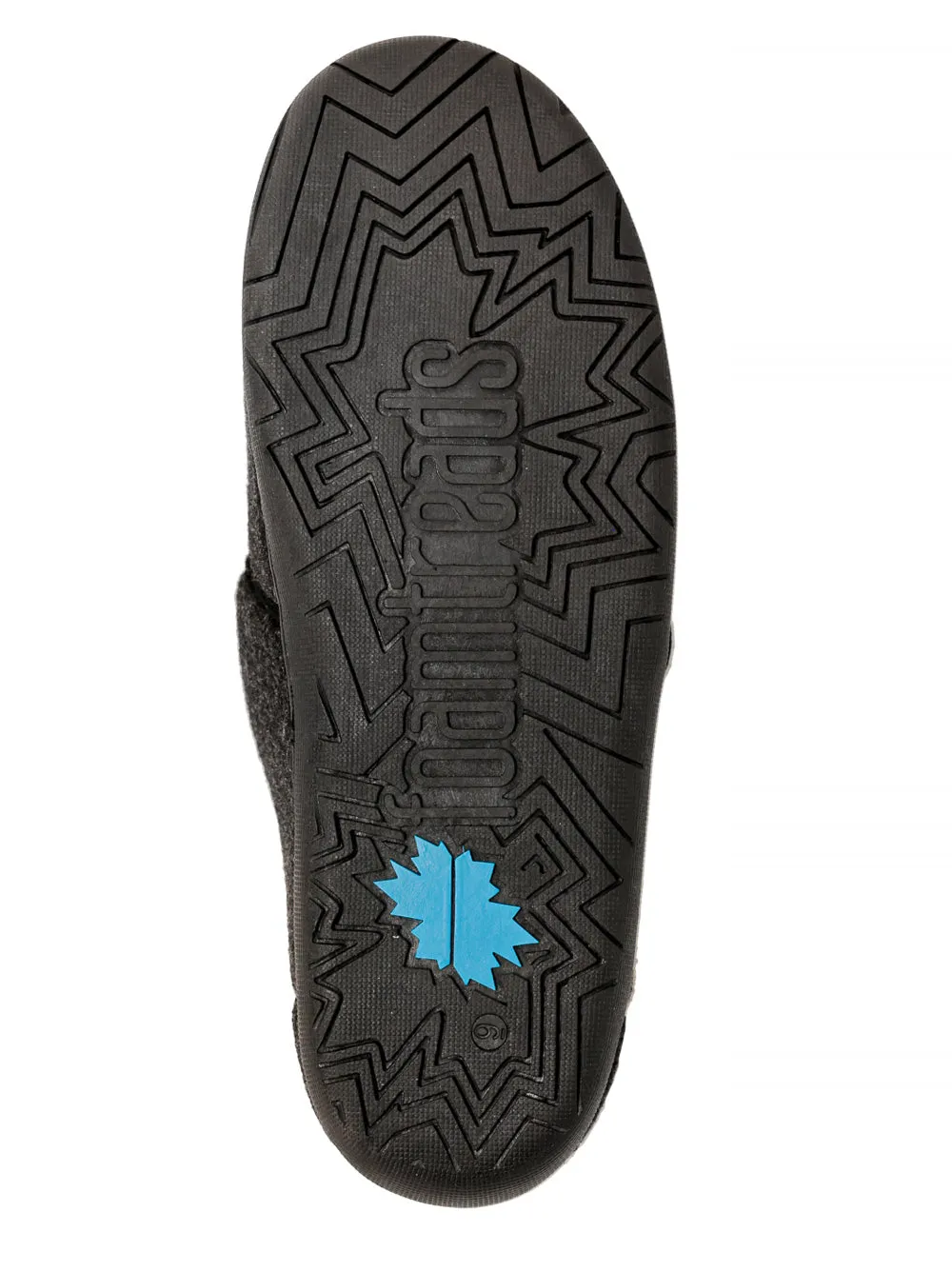 Doctor 2 Black Wool Men's Slipper