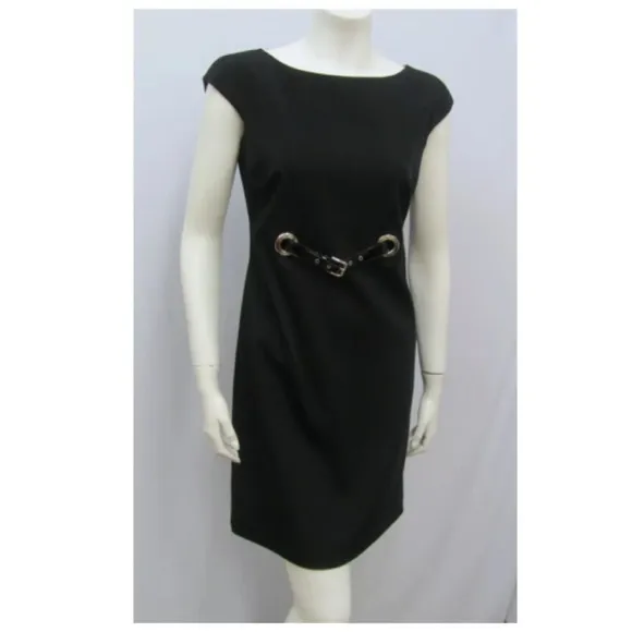 Dolce &amp; Gabbana Dress Patent Belt Grommets 40 ‎ 4