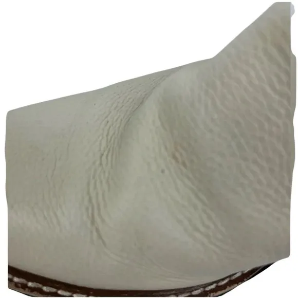 Dolce Vita ivory leather Huey H2O boots. Waterproof w/ lug heels. Sz 10