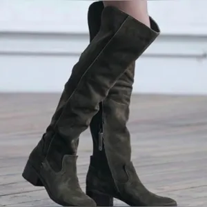 Dolce Vita Kitt Over The Knee Boots in Dark Gray Size 9