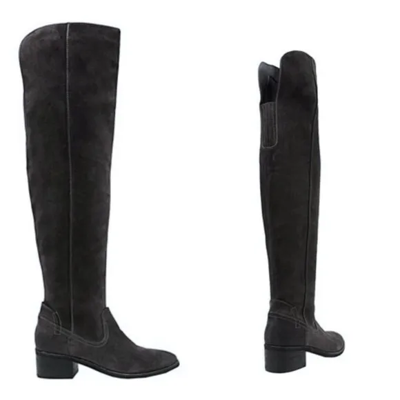 Dolce Vita Kitt Over The Knee Boots in Dark Gray Size 9